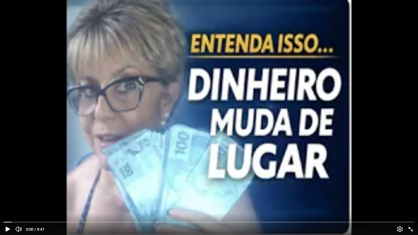 O dinheiro muda de lugar