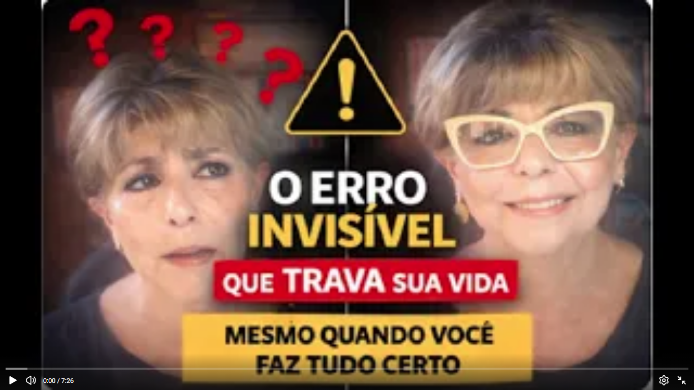 O erro invisível que trava a sua vida