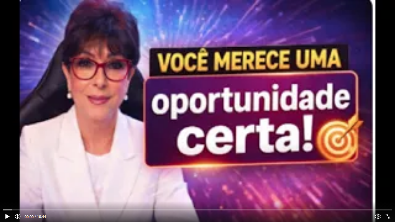 Você merece a oportunidade certa